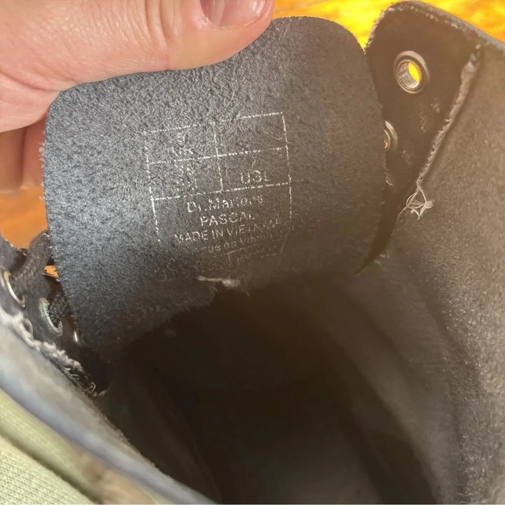 Dr. Martens Purple Combat Boots - Picture 6 of 7